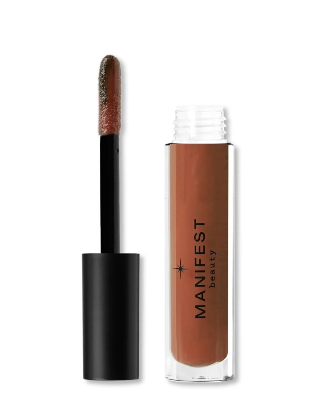 Lip Plumping Oil Chocolate Chili Brown Hydrating Tint Fuller Smooth Lip Gloss - Picture 3 of 9